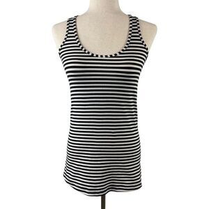 Lululemon Cool Racerback Narrow Bold Stripe Black Angel Wing Size XS (0/2)